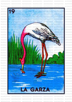 Loteria - LA GARZA / ADULT 10 INCHES
