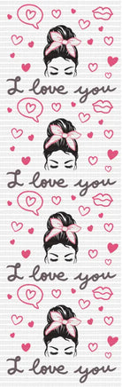Love Messy Bun Pen Wrap
