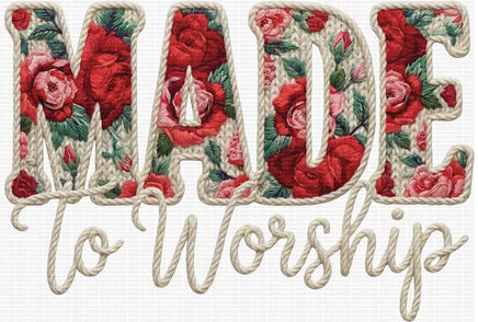 Made To Worship Faux Yarn