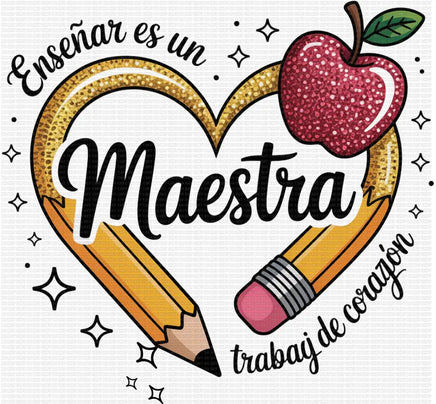 Maestra trabajo de corazon