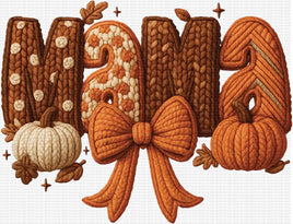 Mama Fall Faux Yarn