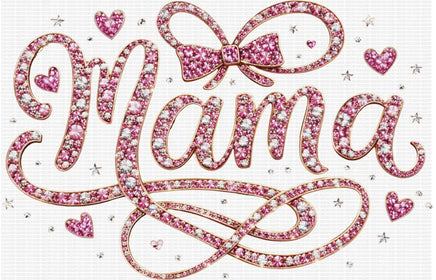 Mama Pink Rhinestone