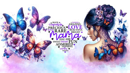 Mama Purple Butterflies UV Wrap