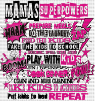 Mama Superpowers /sleeve