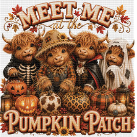 Meet Me at the Pumpkin Patch Cow