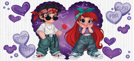Mermaid Couple UV Wrap