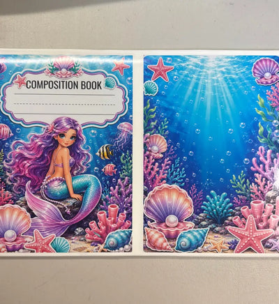 Mermaid Notebook Cover