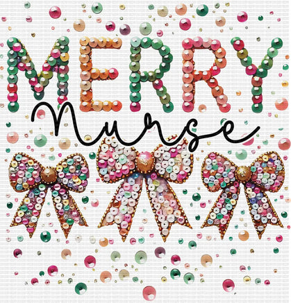 Merry Nurse Rhinestones