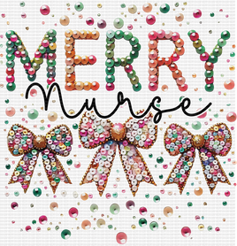 Merry Nurse Rhinestones