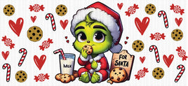 Milk For Santa Baby Green UV Wrap