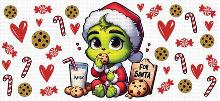 Milk For Santa Baby Green UV Wrap