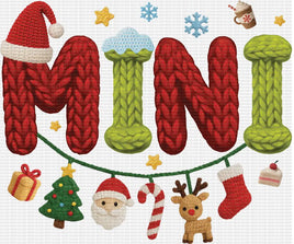 Mini Christmas Faux Yarn