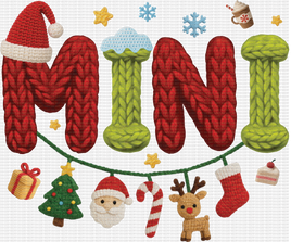 Mini Christmas Faux Yarn