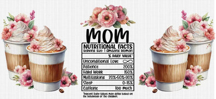 Mom Nutrition Facts UV WRAP