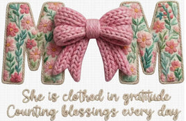 Mom She Is Clothed In Gratitude