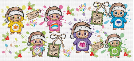 Monsters Christmas Bears UV Wrap
