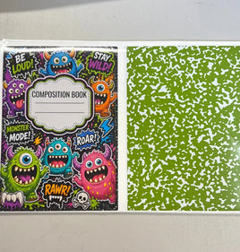Monsters Notebook Cover