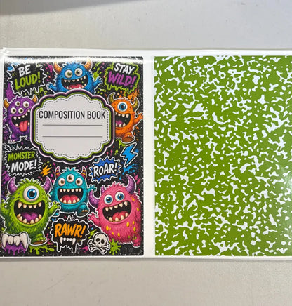 Monsters Notebook Cover