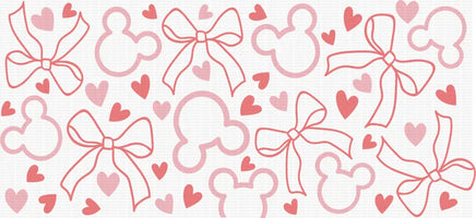 Mouse Bows And Hearts UV WRAP