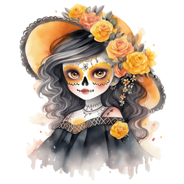 Catrina watercolor