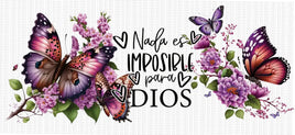 NADA ES IMPOSIBLE PARA DIOS UV WRAP
