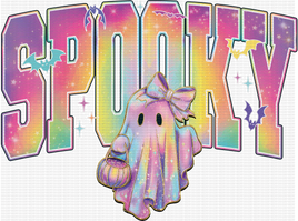 Neon Spooky Ghost