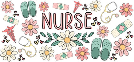 Nurse Floral UV Wrap