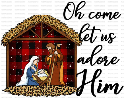 oh come let us adore him barn