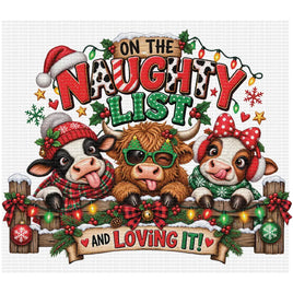 On the naughty list and loving it cows
