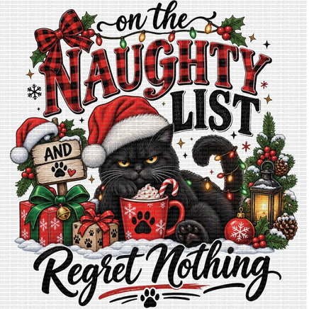 On the naughty list cat