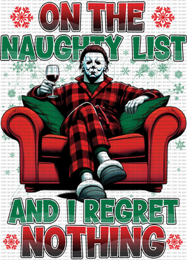 On the naughty list and I regret nothing