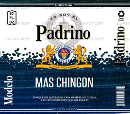 Padrino mas chingon tumbler wrap