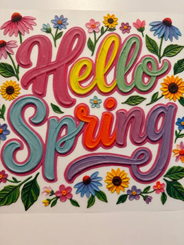 Painted Hello Spring