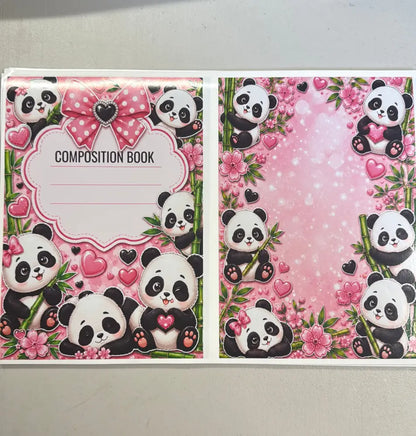Pandas Notebook Cover