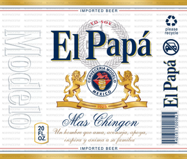 Papa mas chingon tumbler wrap