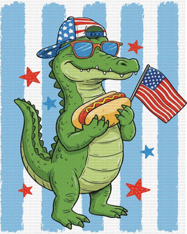 Patriotic Gator Boy