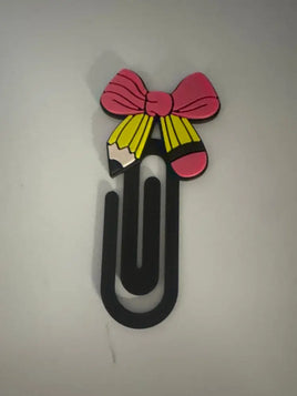 Pencil Bow 3D Bookmark - Pencil bow