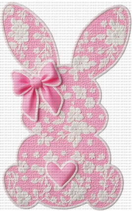 Pink 3D Bunny