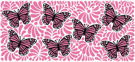 Pink Butterflies talavera UV Wrap