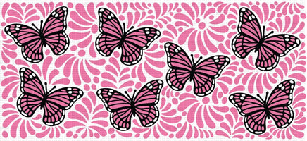 Pink Butterflies talavera UV Wrap