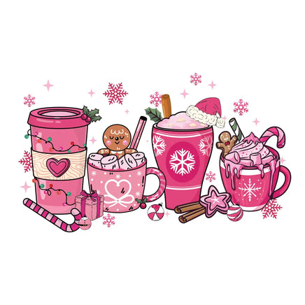 pink christmas coffee