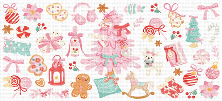 Pink Christmas UV Wrap
