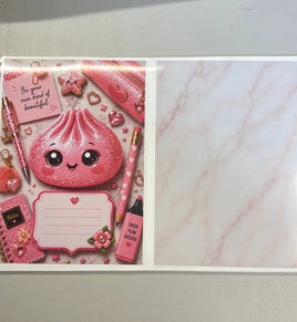 Pink Dumpling Notebook Cover