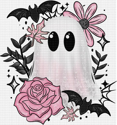 Pink Floral Ghost