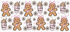 Pink Gingerbread Cookies And Coffee UV Wrap
