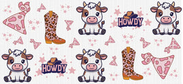 Pink Howdy Cows UV WRAP