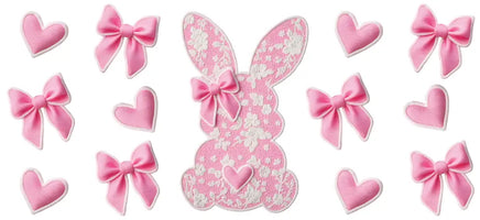 Pink Lace Bunny UV Wrap