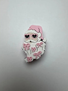Pink Santa bows