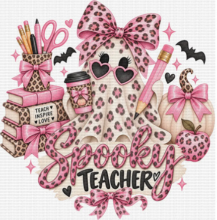 Pink Spooky Teacher
