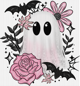 Pink Floral Ghost